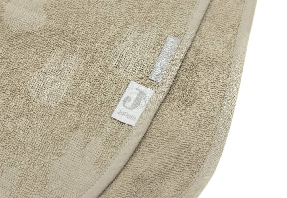 Jollein Badeponcho Frottee Miffy Jacquard Olive Green Sonderangebot der Fabrik