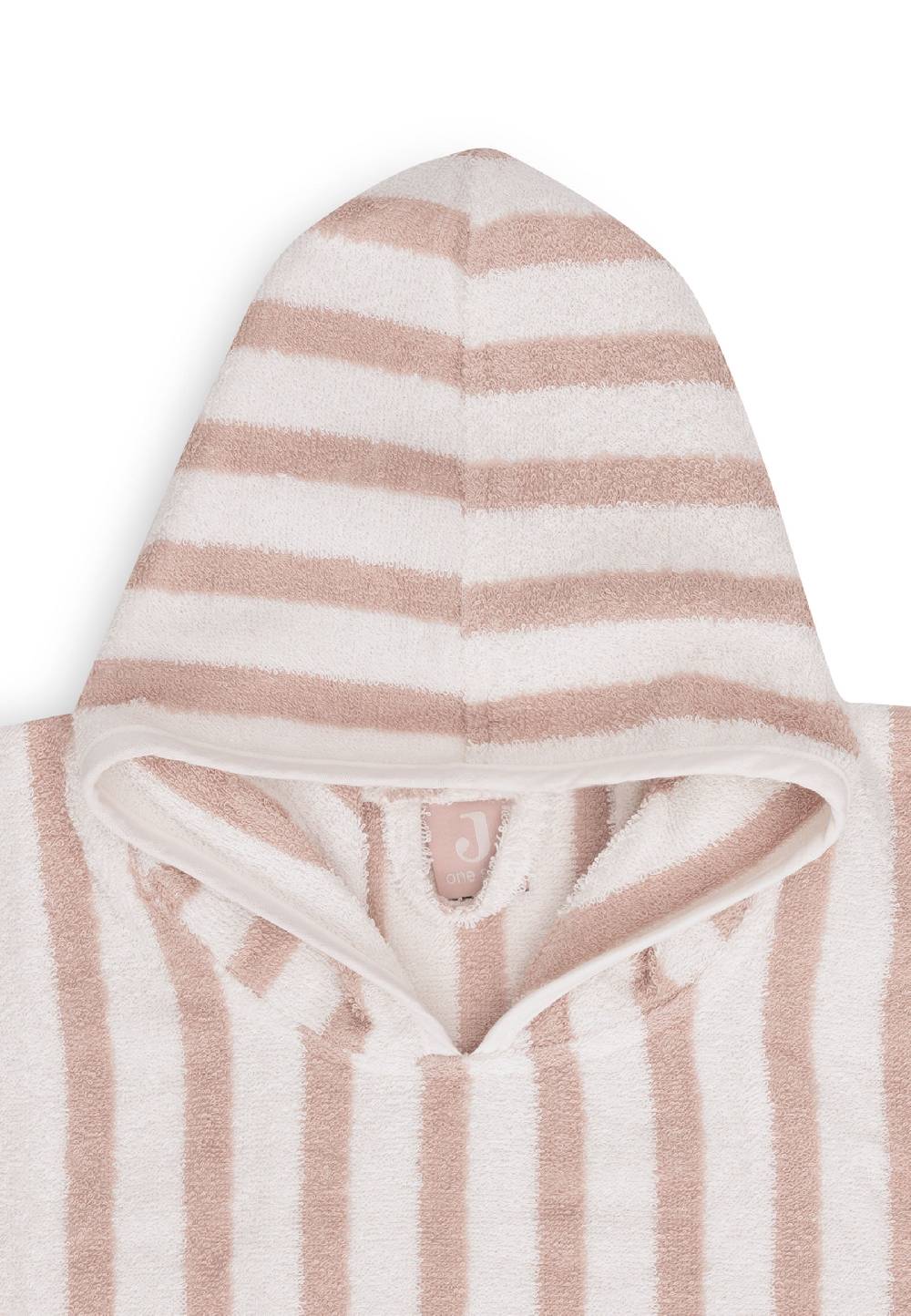 Jollein Badeponcho Stripe Frottee Wild Rose GOTS Discount Store für neue Produkte