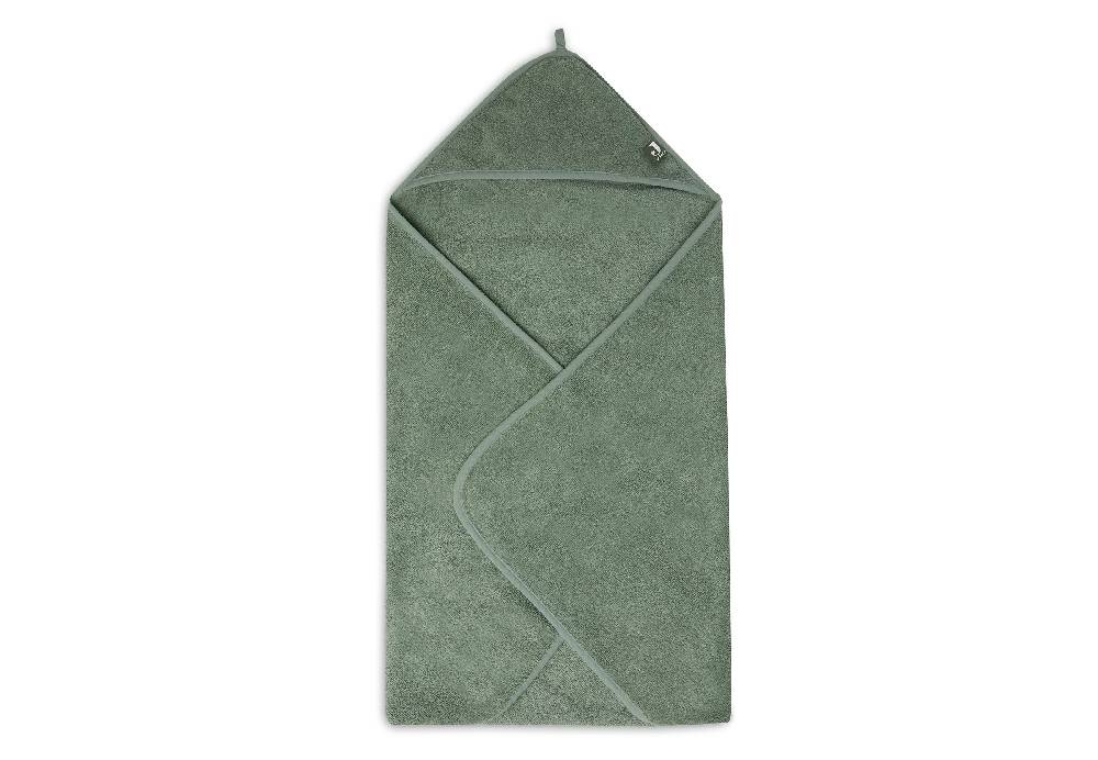 Jollein Kapuzenhandtuch Frottee 75x75cm Ash Green Begrenzt auf 3 Tage