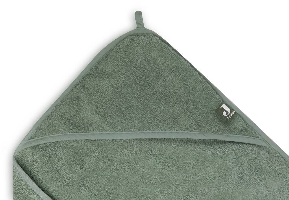 Jollein Kapuzenhandtuch Frottee 75x75cm Ash Green Begrenzt auf 3 Tage