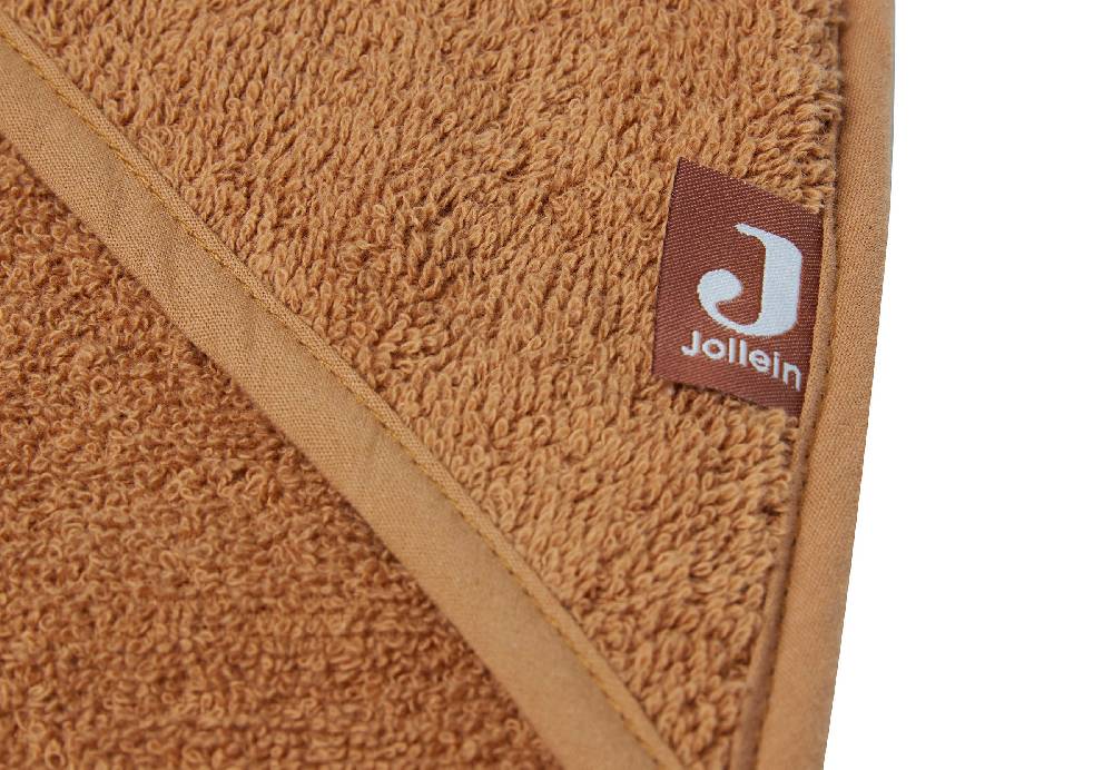 Jollein Kapuzenhandtuch Frottee 75x75cm Caramel Speichern exportieren