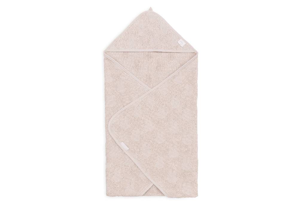 Jollein Kapuzenhandtuch Frottee 75x75cm Miffy Jacquard Nougat 50% Rabatt für begrenzte Zeit