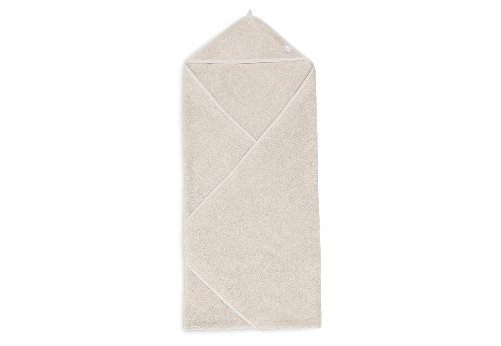 Jollein Kapuzenhandtuch Frottee 100x100cm Nougat 2025