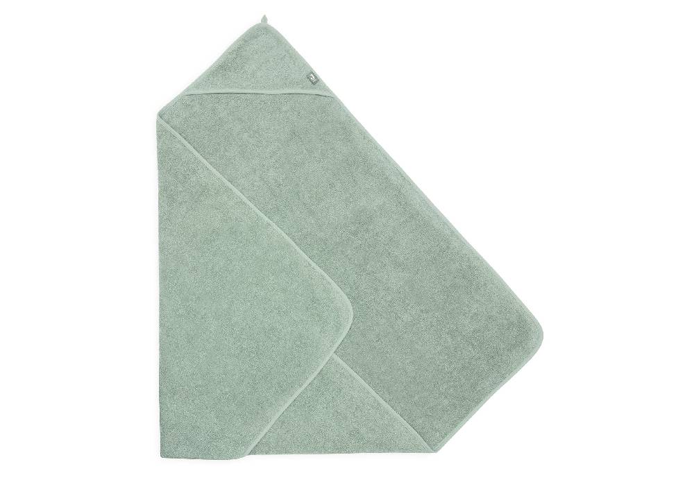 Jollein Kapuzenhandtuch Frottee 100x100cm Ash Green Online