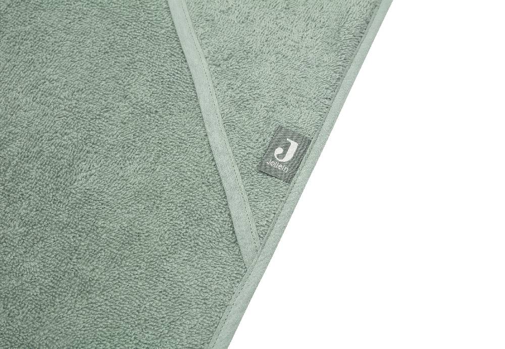 Jollein Kapuzenhandtuch Frottee 100x100cm Ash Green Online