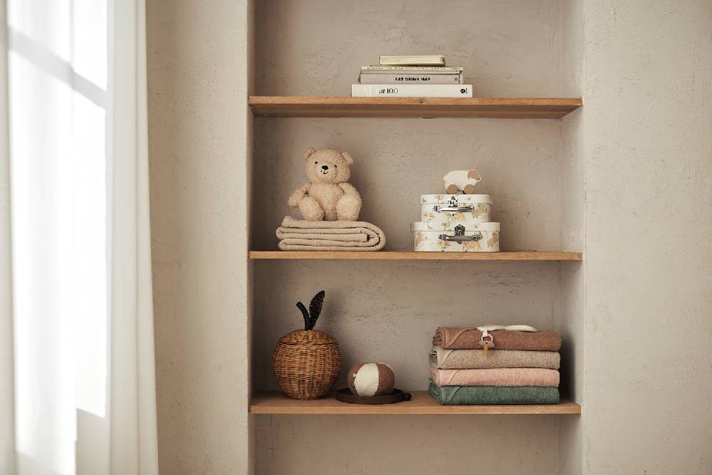 Jollein Kapuzenhandtuch Frottee 100x100cm Ash Green Online
