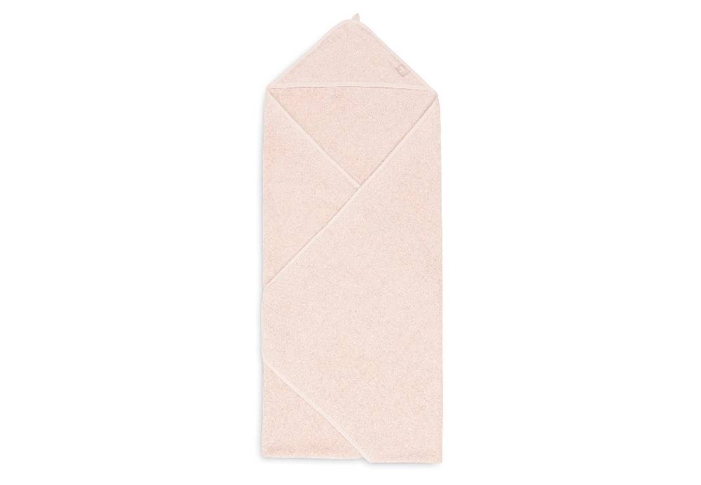 Jollein Kapuzenhandtuch Frottee 100x100cm Pale Pink Blitzverkäufe