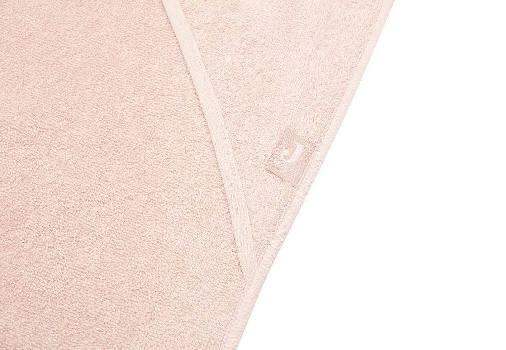 Jollein Kapuzenhandtuch Frottee 100x100cm Pale Pink Blitzverkäufe