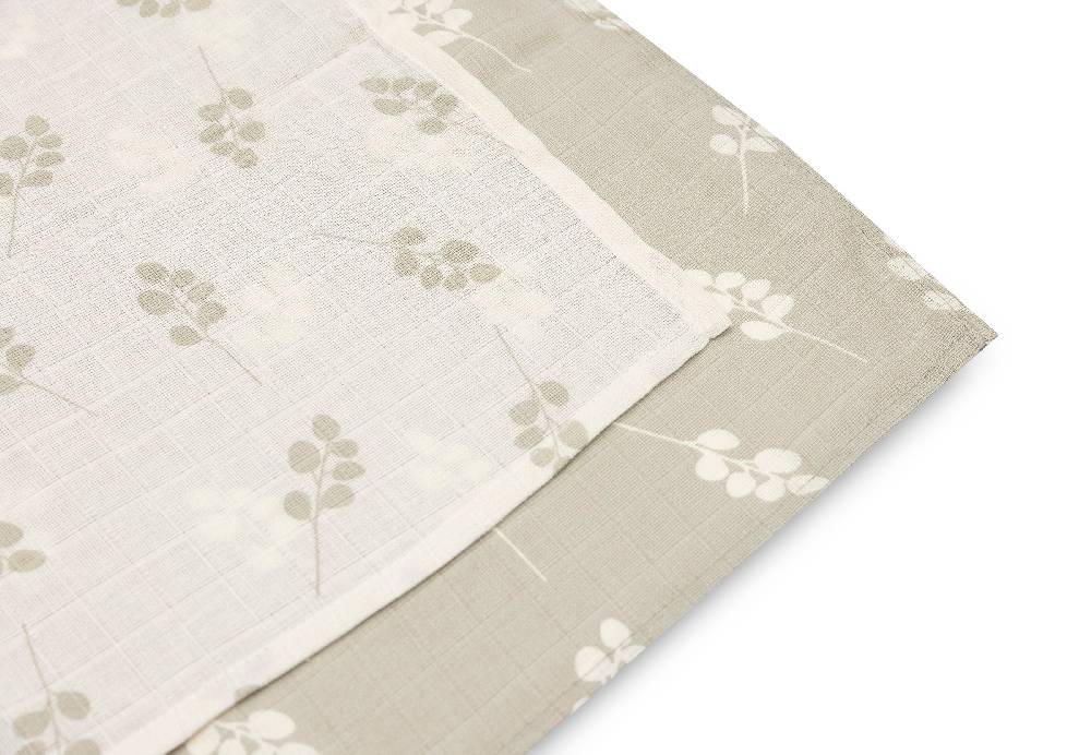 Jollein Mullwindeln Hydrophil 115x115cm Twig Olive Green (2pack) Exklusivangebot