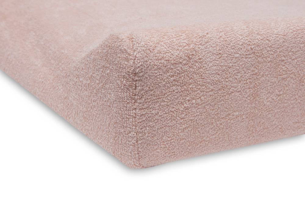 Jollein Wickelauflagenbezug Frottee 50x70cm Pale Pink/Rosewood (2p) Große Rabatte