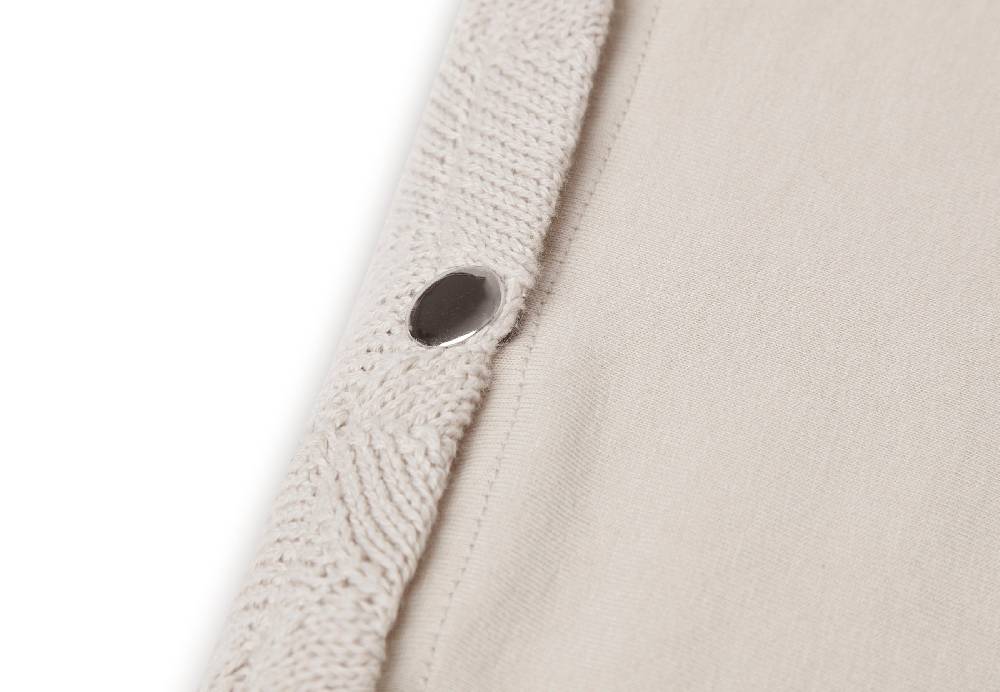Jollein Wickelauflagenbezug 50x70cm Shell Knit Nougat GOTS Wochenangebot
