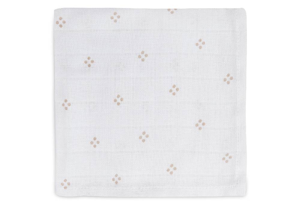 Jollein Spucktuch Musselin Pointelle Sun - Biscuit - GOTS - 2 Stück Bis zu 60% Rabatt