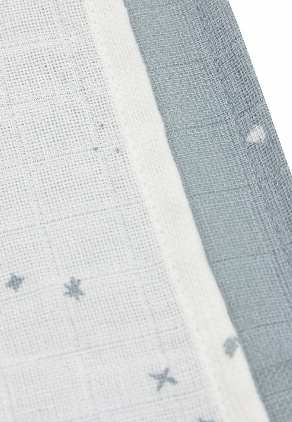 Jollein Spucktücher Hydrophil 31x31cm Twinkling - Sea Green Kostenloser Versand international
