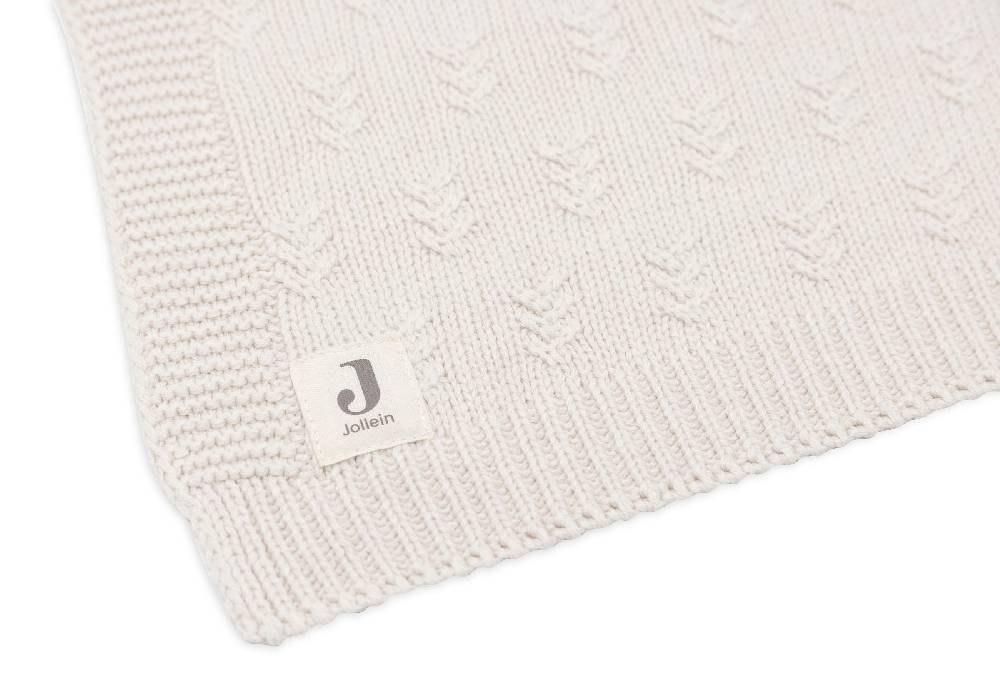 Jollein Decke Wiege 75x100cm Grain Knit Oatmeal Black Friday Preise