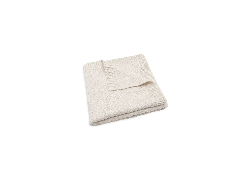 Jollein Decke Wiege 75x100cm Grain Knit Oatmeal Black Friday Preise