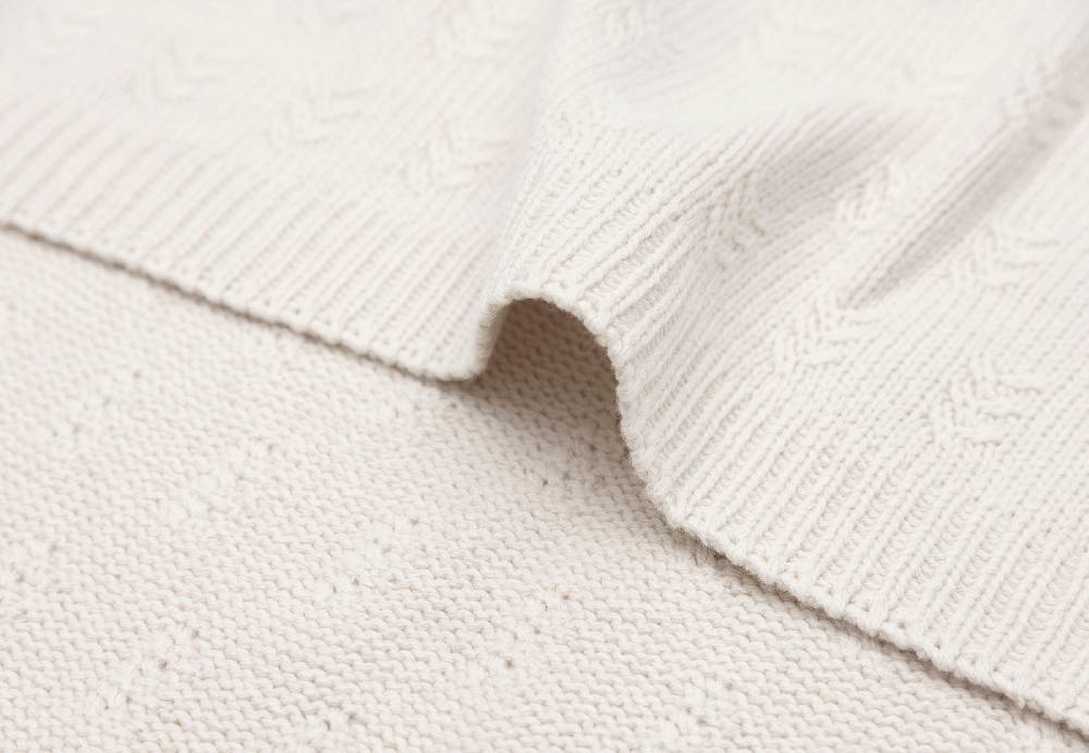 Jollein Decke Wiege 75x100cm Grain Knit Oatmeal Black Friday Preise