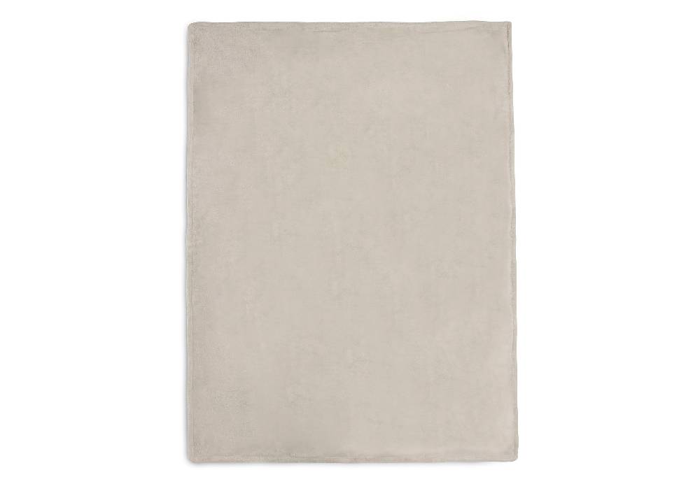 Jollein Decke Wiege 75x100cm Basic Knit Nougat/Fleece 50% Rabatt für begrenzte Zeit