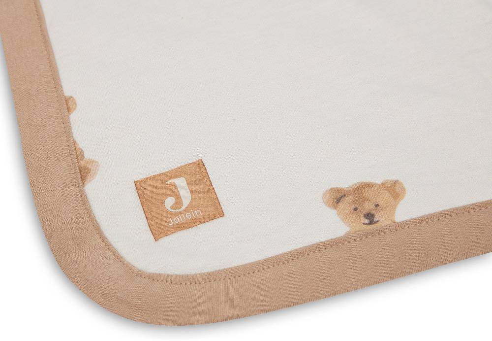 Jollein Decke Kinderbett Jersey 100x150cm Teddy Bear im Angebot