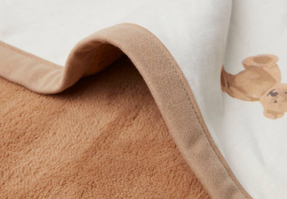 Jollein Decke Kinderbett Jersey 100x150cm Teddy Bear im Angebot