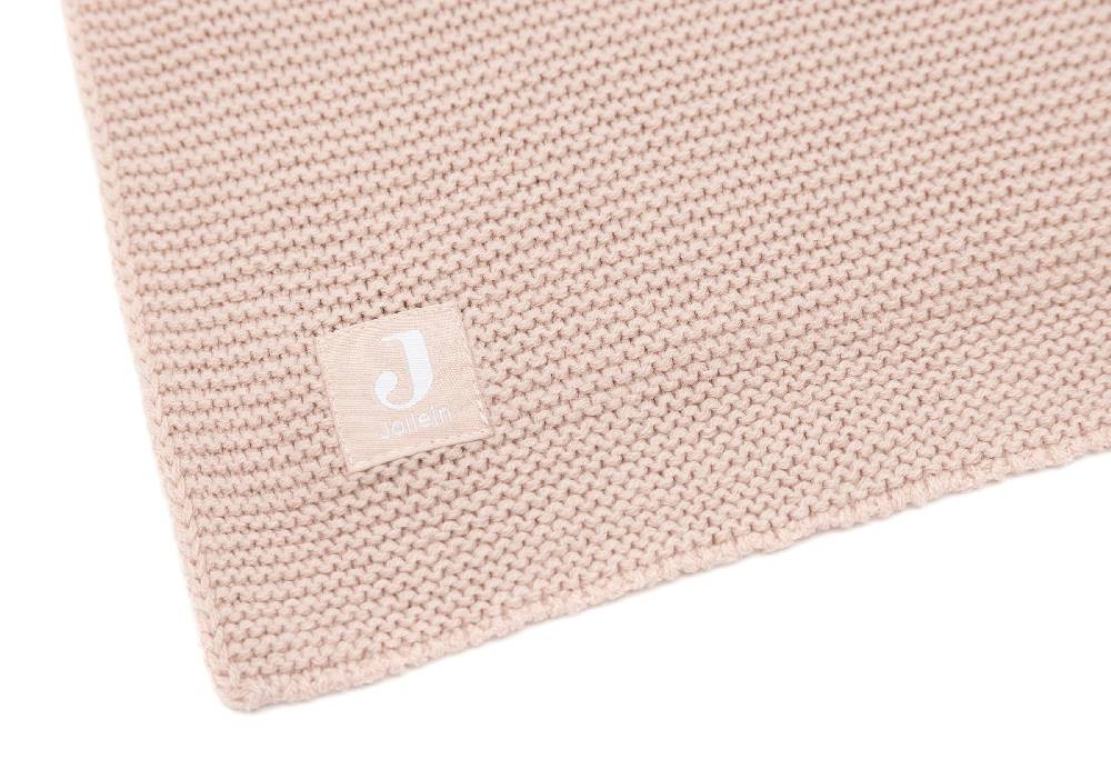 Jollein Decke Wiege 75x100cm Basic Knit Wild Rose Kostenloser Versand