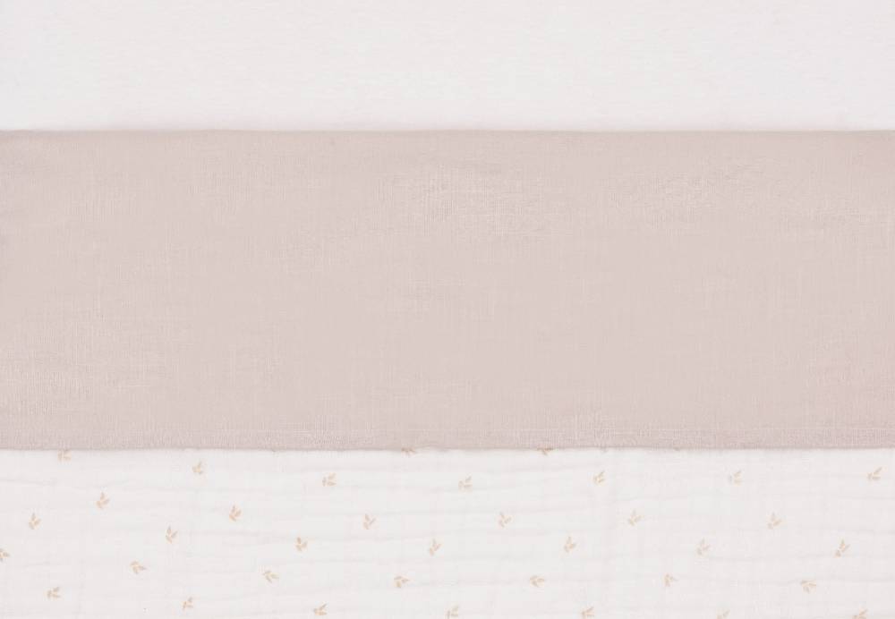 Jollein Bettlaken Kinderbett 120x150cm Slub Nougat Online Shopping