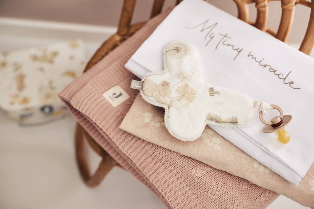 Jollein Bettlaken Wiege 75x100cm My Tiny Miracle Funghi Exklusivangebot