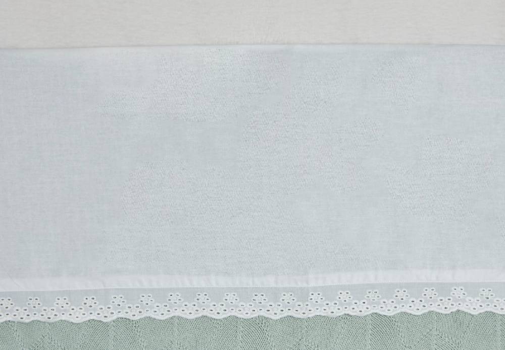 Jollein Bettlaken Wiege 75x100cm Lace Ivory Vatertagsangebot