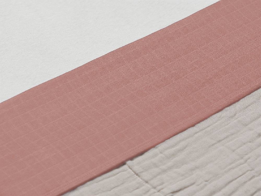 Jollein Bettlaken Wiege 75x100cm Wrinkled Cotton Rosewood Neueste Mode