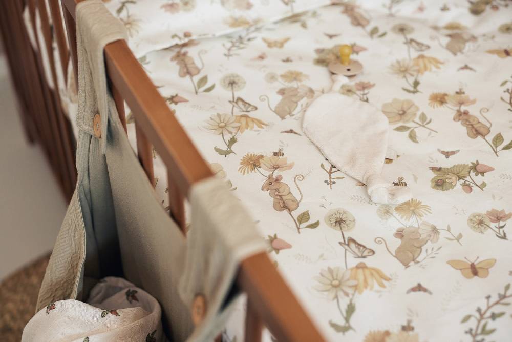 Jollein Bettwäsche 100x140cm Dreamy Mouse Zeitlich begrenztes Angebot