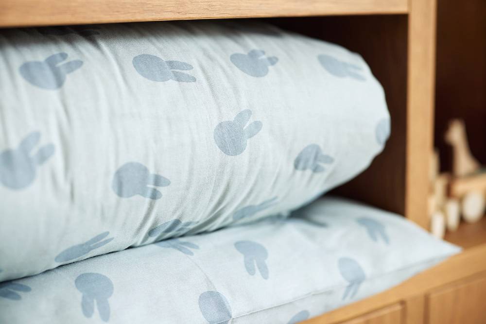 Jollein Bettwäsche 100x140cm Miffy Shadow - Sea Green Saisonale Angebote
