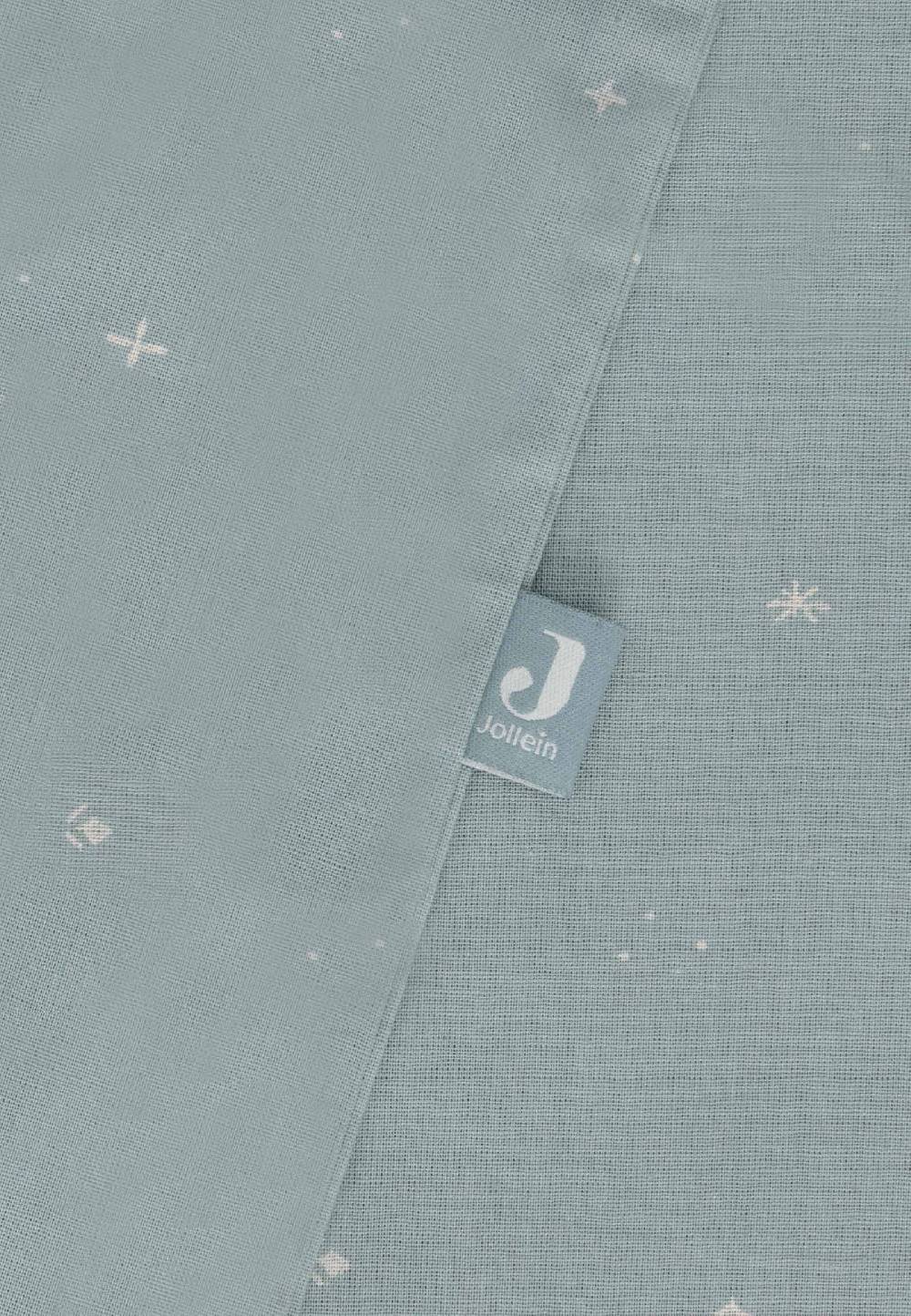 Jollein Bettwäsche 100x140cm Twinkling - Sea Green Kauf eins, bekomm eins gratis