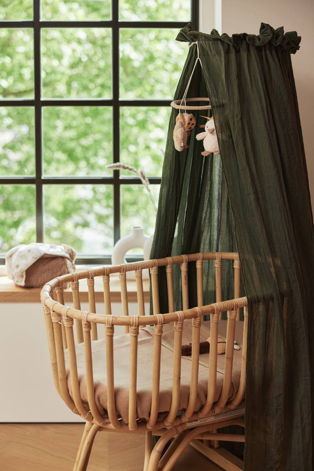 Jollein Betthimmel Vintage 155cm Leaf Green Super Rabatt