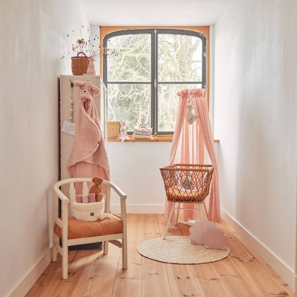 Jollein Betthimmel Vintage 155cm Pale Pink Clearance-Verkauf