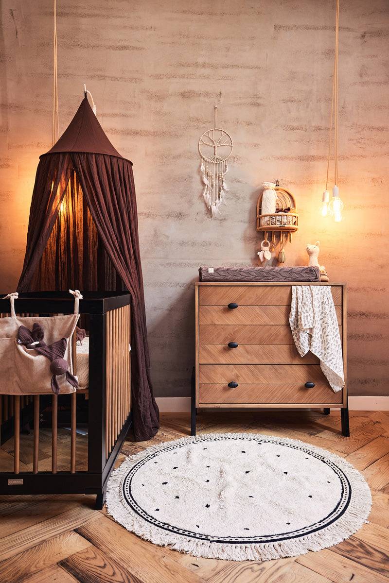 Jollein Baldachin Betthimmel Vintage 245cm Chestnut Fabrikladen