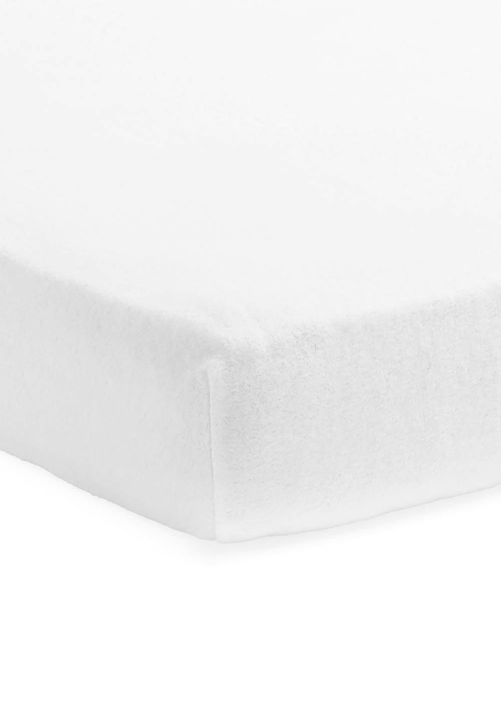 Jollein Spannbettlaken Molton 70x140cm White Im Verkauf