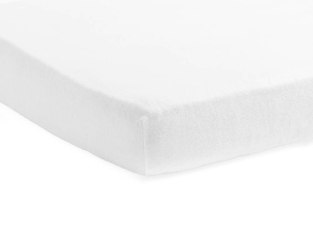 Jollein Spannbettlaken Molton 60x120cm White zollfrei