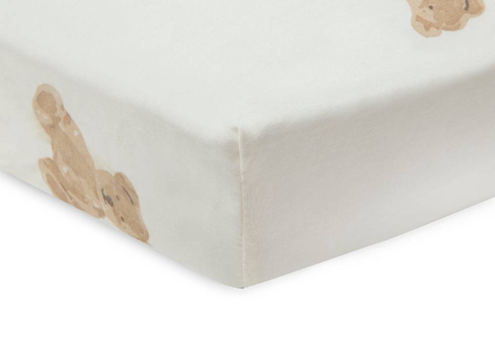 Jollein Spannbettlaken Jersey 40/50x80/90cm Teddy Bear Saisonschlussverkauf