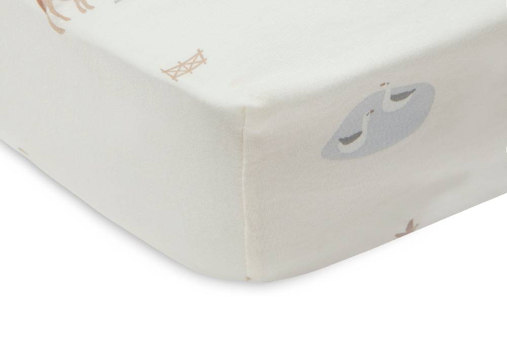 Jollein Spannbettlaken Jersey 40/50x80/90cm Farm Osterangebot
