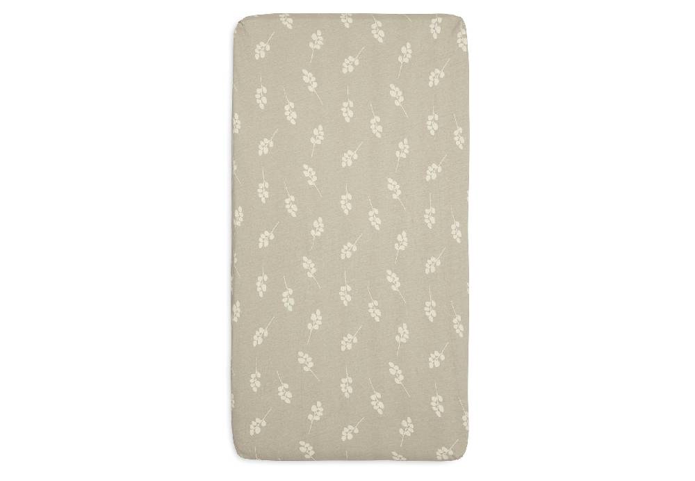 Jollein Spannbettlaken Jersey 70x140/75x150cm Twig Olive Green Top Angebot