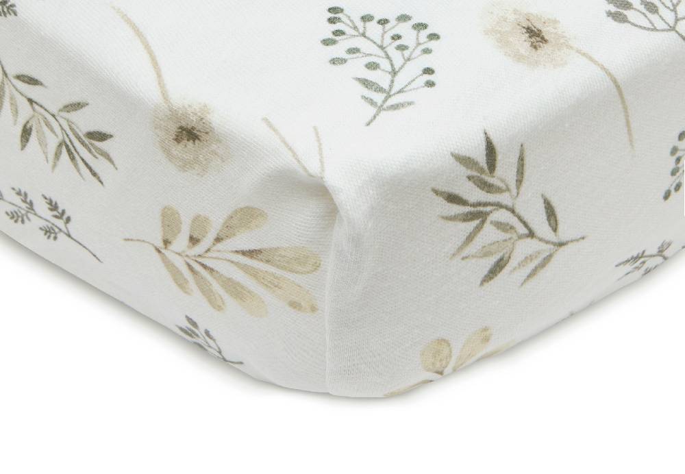 Jollein Spannbettlaken Jersey 40/50x80/90cm Wild Flowers Exklusive Angebote