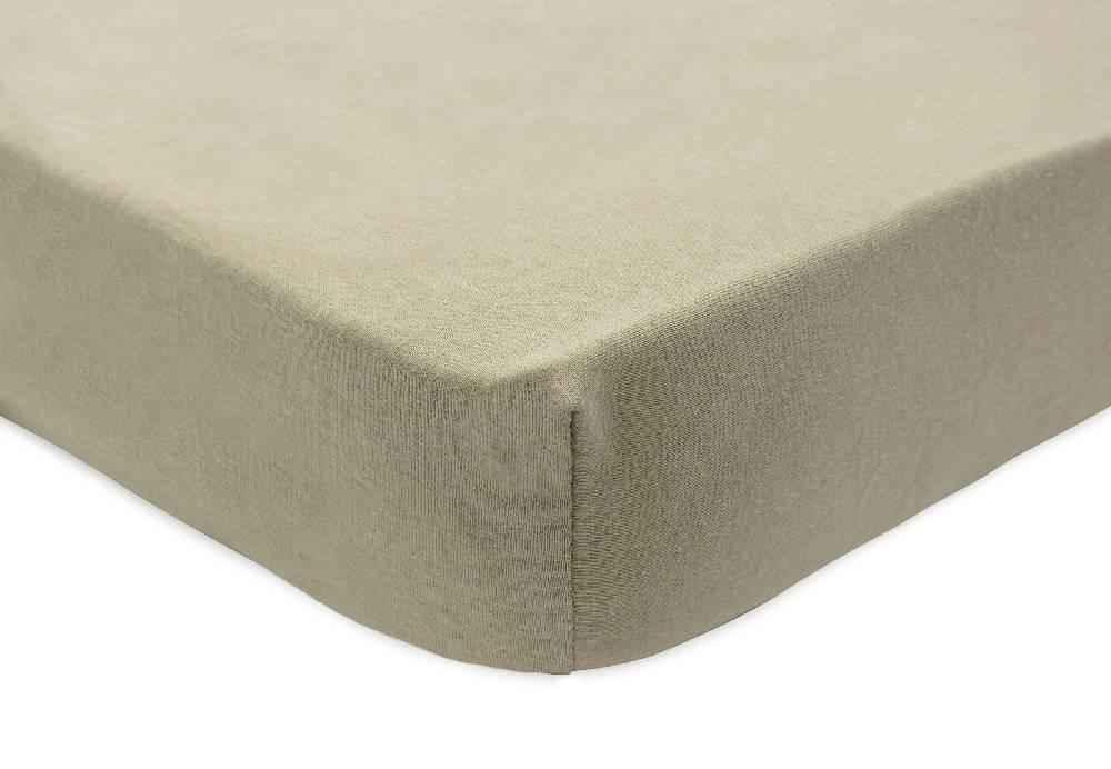 Jollein Spannbettlaken Jersey 70x140/75x150cm Olive Green Große Rabatte