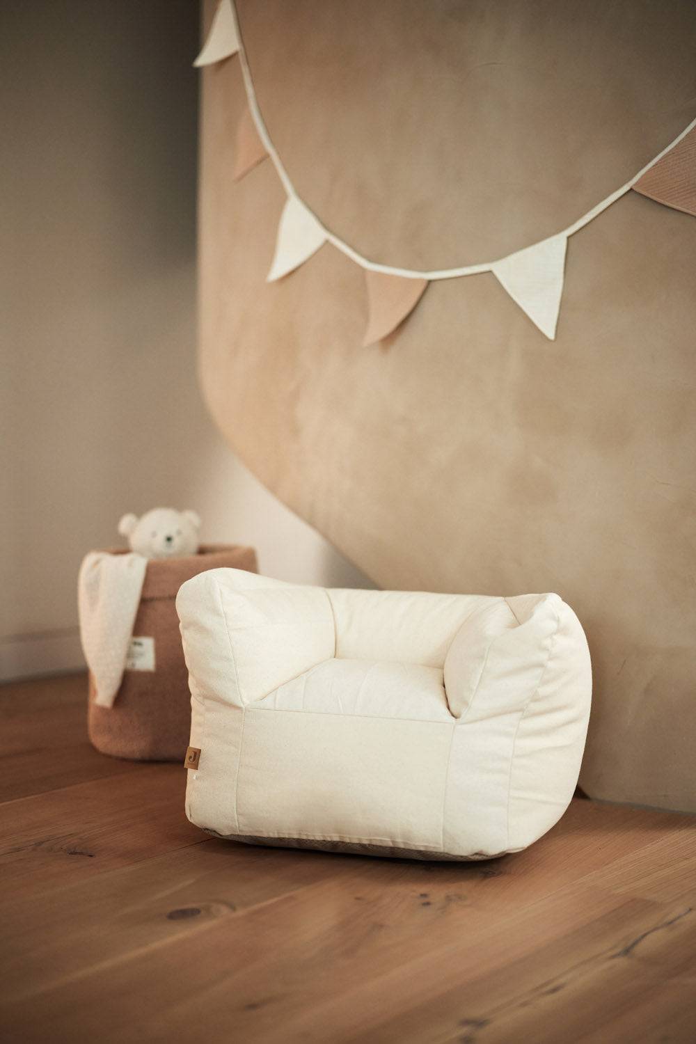 Jollein Kindersessel Sitzsack Twill Natural Letzte 2 Tage