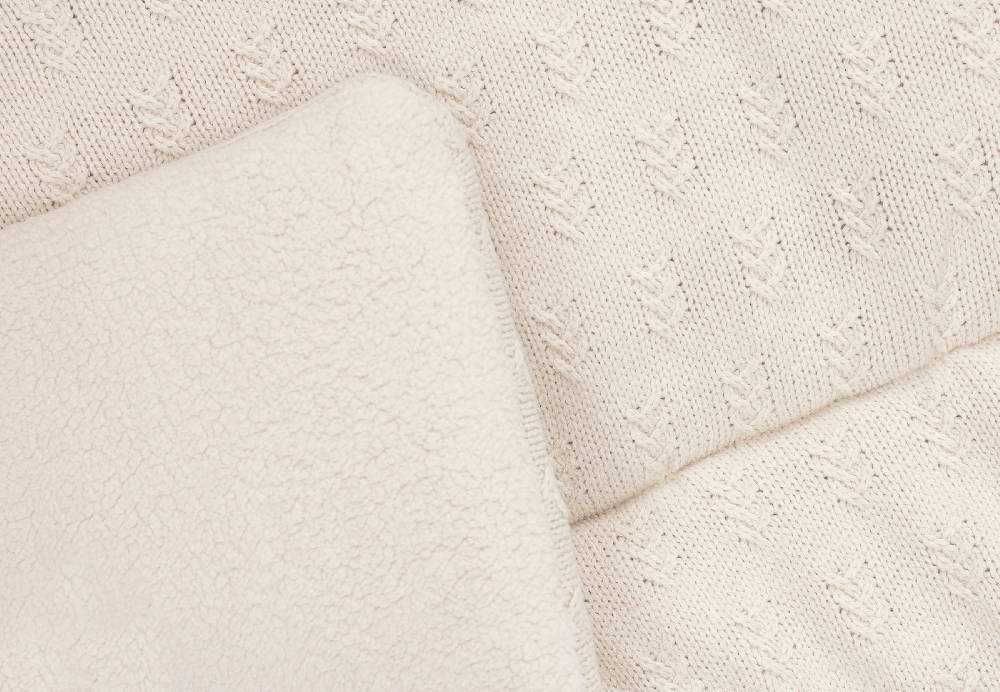 Jollein Krabbeldecke 75x95cm Grain Knit Oatmeal Verkauf