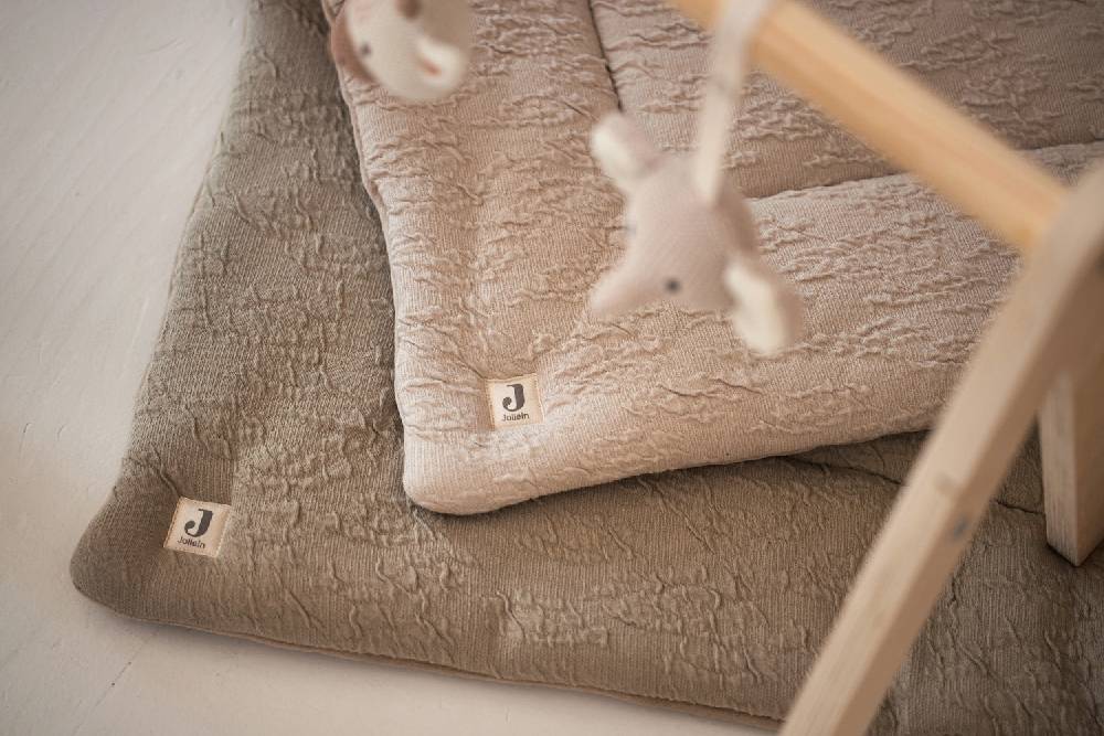 Jollein Krabbeldecke 75x95cm Soft Waves Nougat Kostenloser Versand