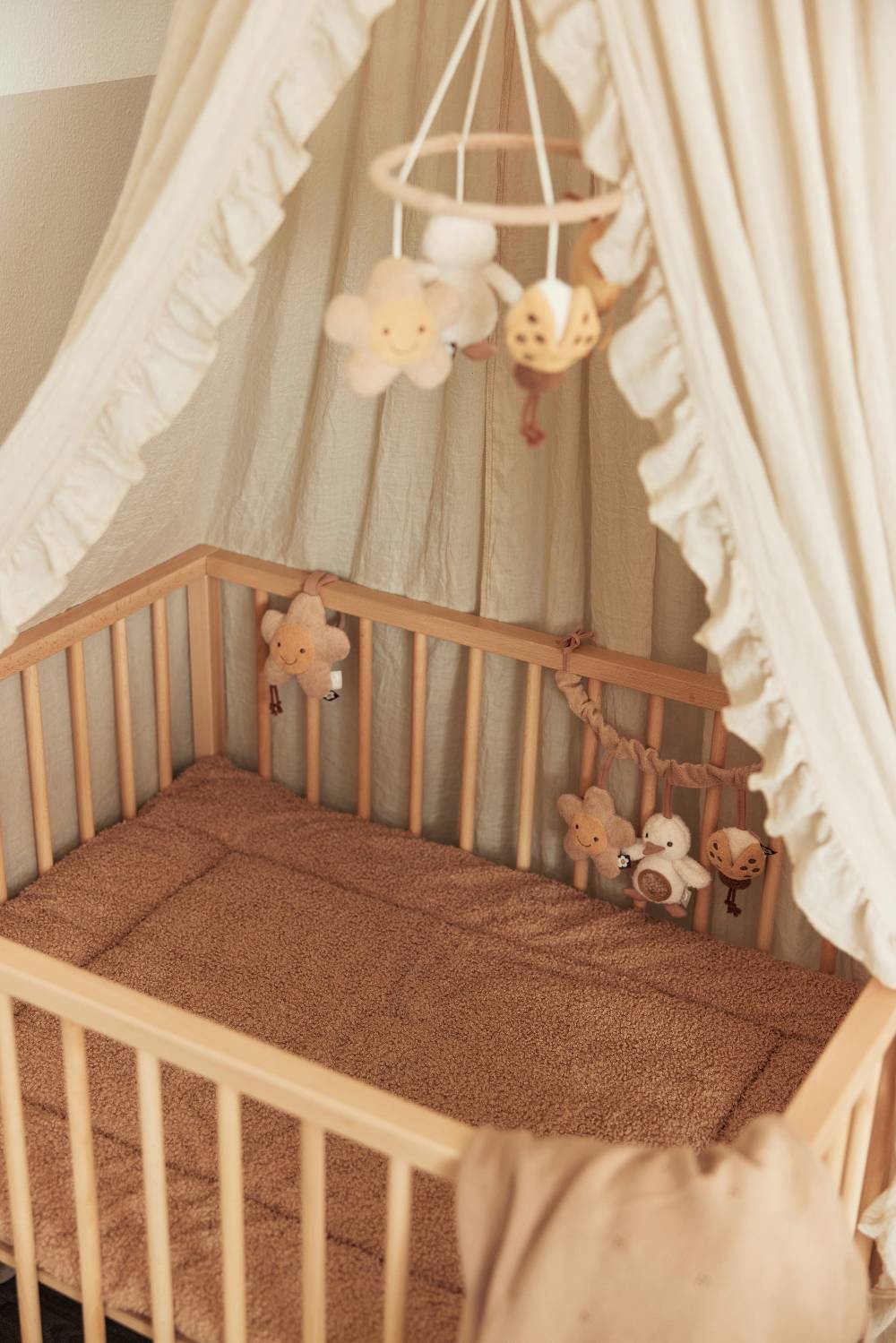 Jollein Krabbeldecke 75x95cm Boucle Biscuit Sonderangebot