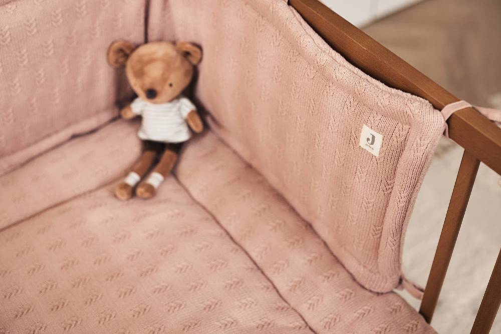 Jollein Krabbeldecke 75x95cm Grain Knit Wild Rose Rabatt