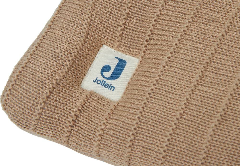 Jollein Krabbeldecke 75x95cm Pure Knit Biscuit Günstig kaufen