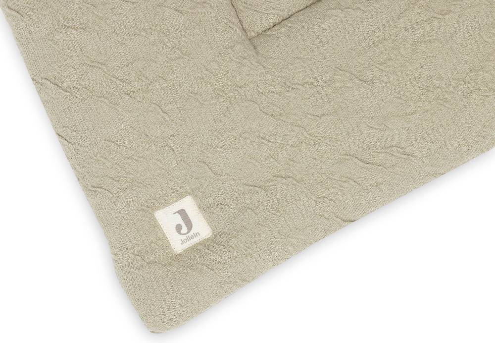 Jollein Krabbeldecke 75x95cm Soft Waves Olive Green Versandkostenfrei