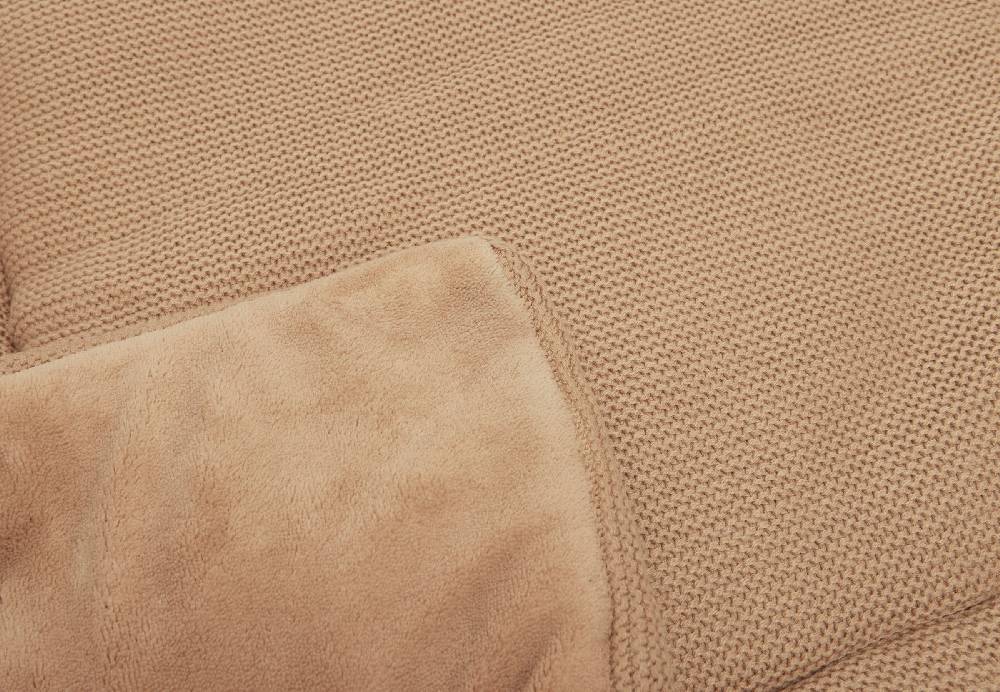 Jollein Krabbeldecke 80x100cm Basic Knit Biscuit Flash Sale