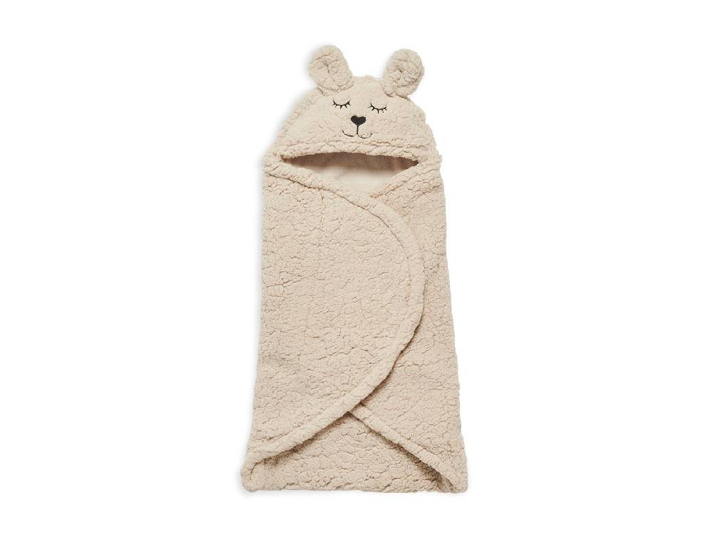 Jollein Einschlagdecke für Babyschale Bunny Nougat Online Shopping